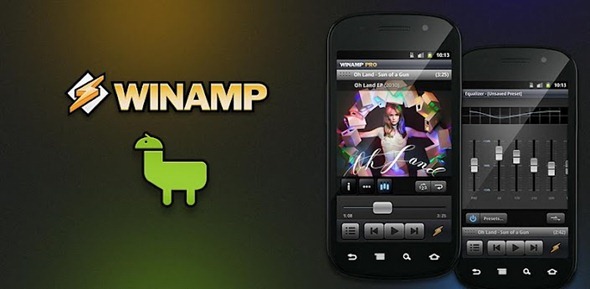 winamp for android tablet